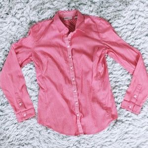 New york & company button-down collared shirt